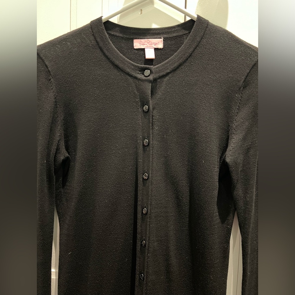 Lilly Pulitzer Black Cardigan